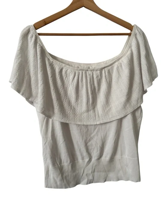 Express Off The Shoulder Knit Top - Picture 2 of 3